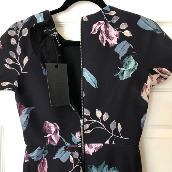 STYLESTALKER Neve Floral Dress fit and flare S - Picture 4 of 8